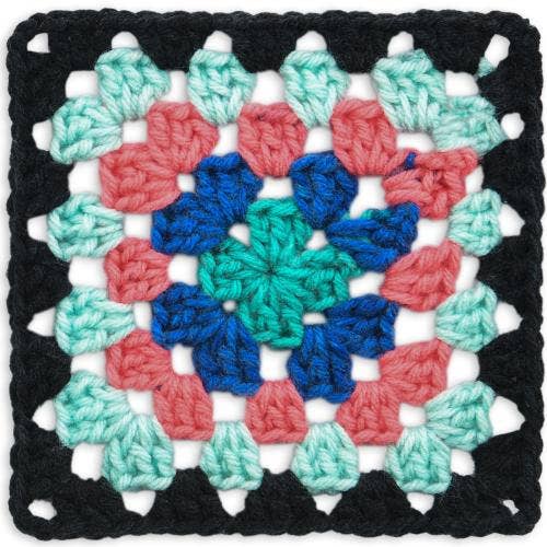 Red Heart Granny Square Yarn