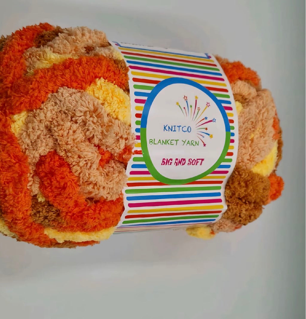 2 × 250g Knitco Big & Soft Blanket Yarn 30m
100% Polyester Knitting - Crochet Yarn