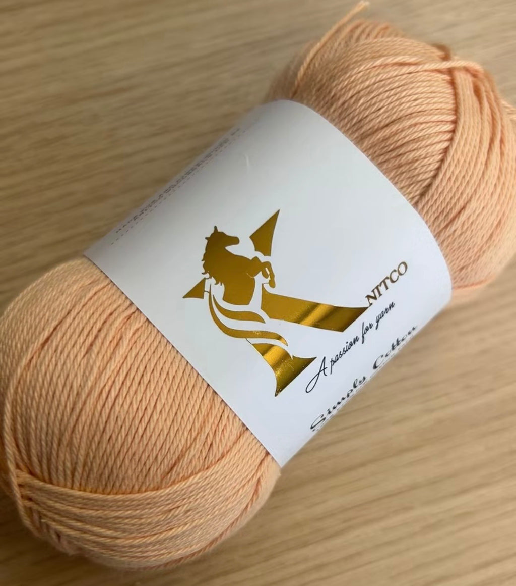 Knitco Premium Simply Cotton 1 x 100g 250m per Skein