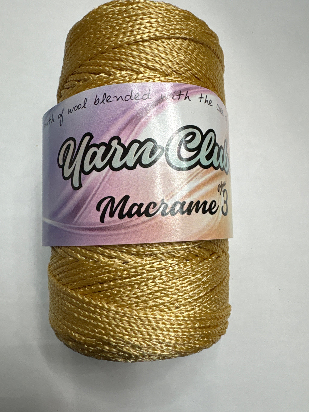 INCI PP Macrame Cord No.3 Size - 1 x 100g Rolls