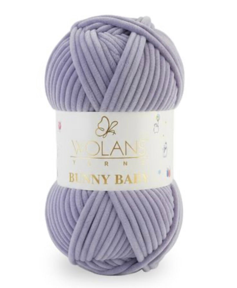 Wolans Bunny Baby 1 x 100g 100% Polyester Chenille yarn - 98 colours available