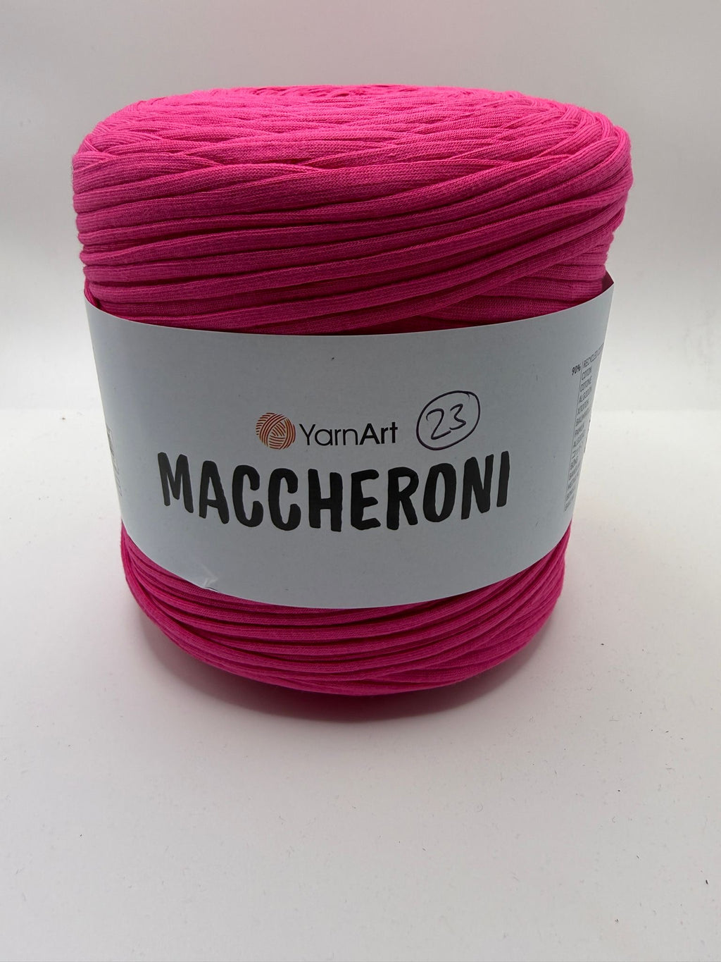 YarnArt Maccheroni Recycled T-SHIRT YARN -
Approx. 500g - 700g ball (Please read description)
