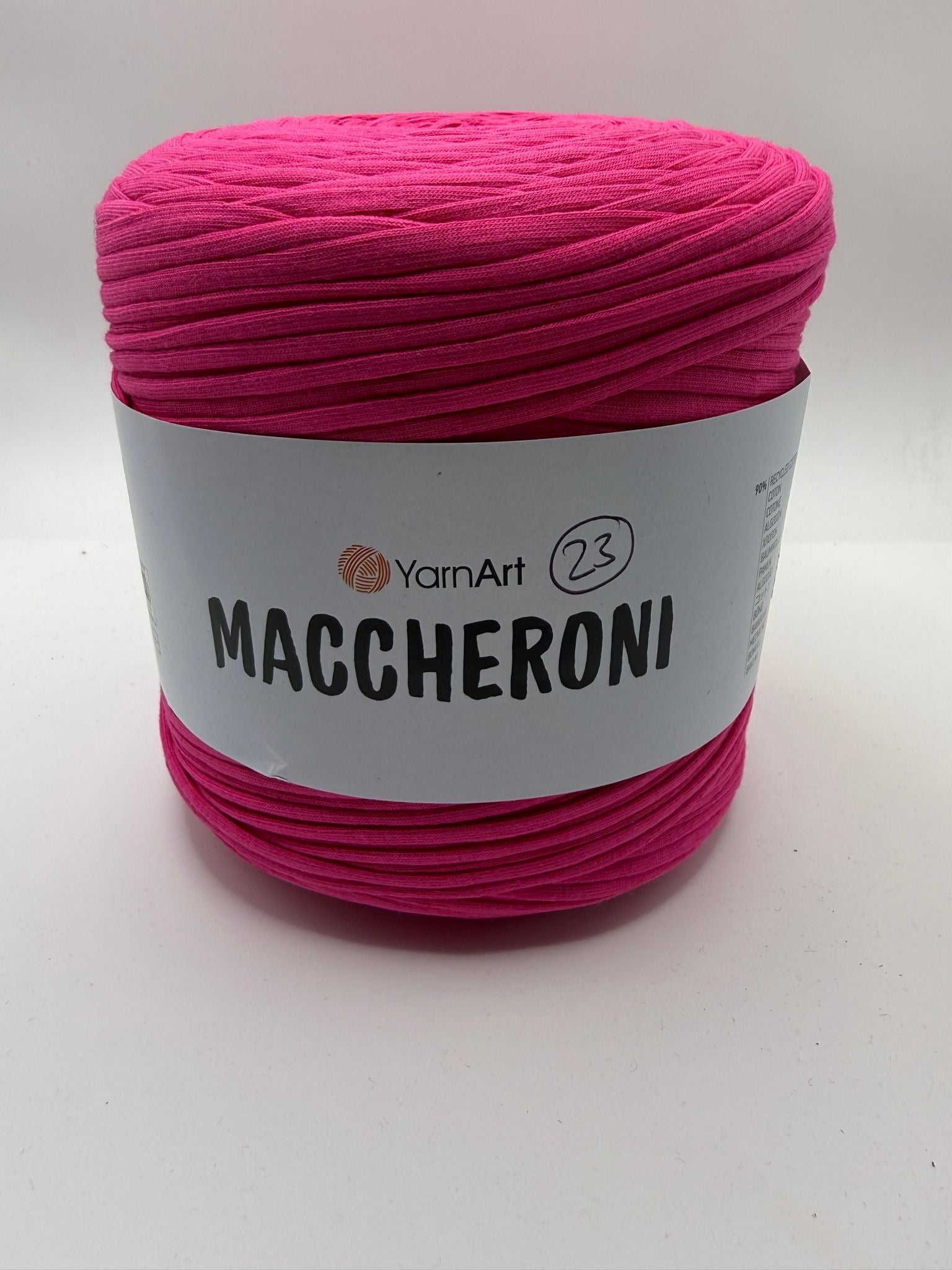 YarnArt Maccheroni Recycled T-SHIRT YARN -
Approx. 500g - 700g ball (Please read description)