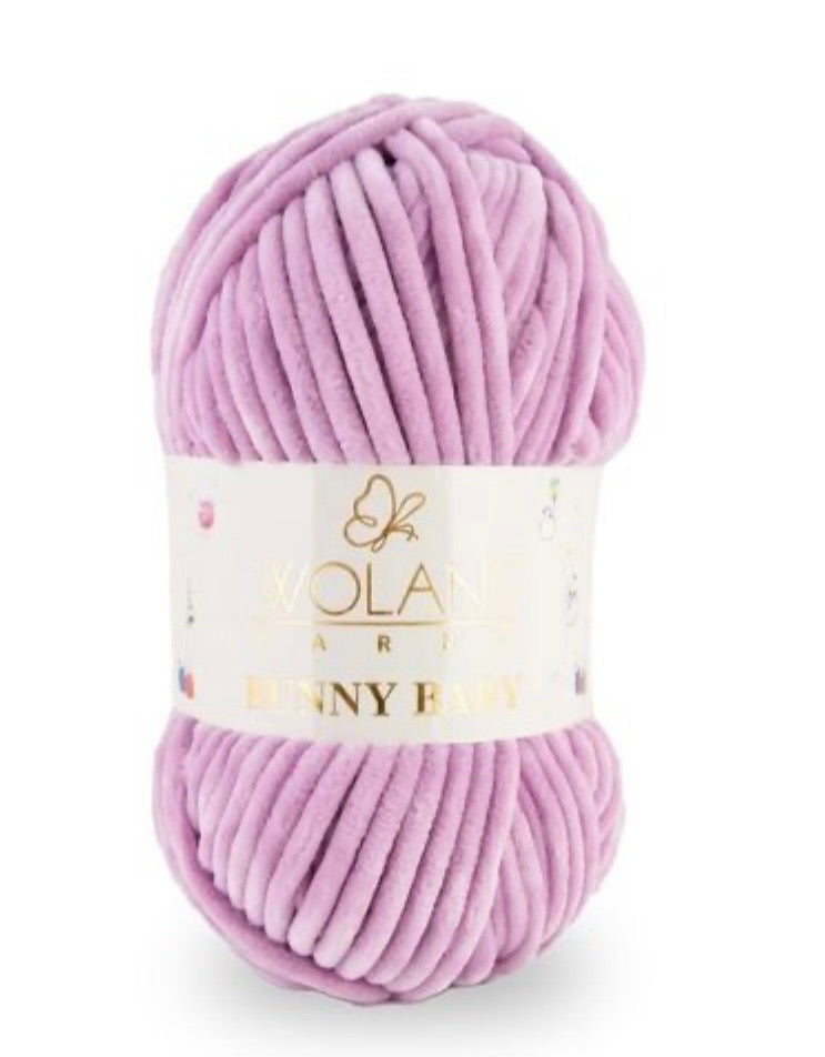 Wolans Bunny Baby 1 x 100g 100% Polyester Chenille yarn - 98 colours available