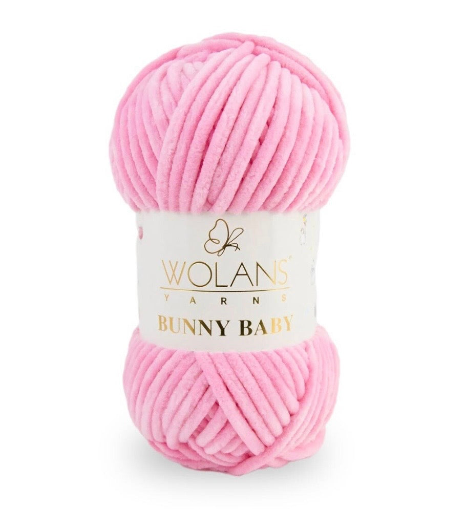 Wolans Bunny Baby 1 x 100g 100% Polyester Chenille yarn - 98 colours available