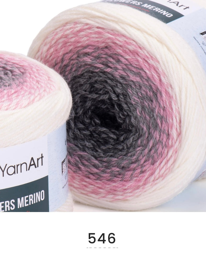 YarnArt Flowers Merino 2 x 225g