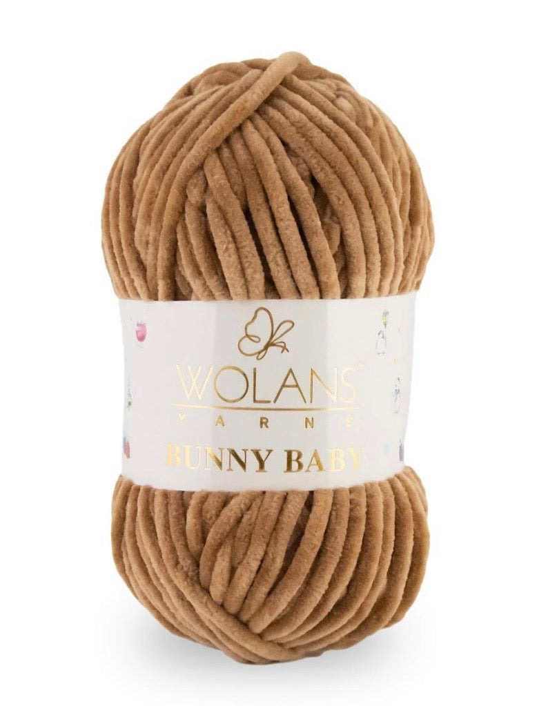 Wolans Bunny Baby 1 x 100g 100% Polyester Chenille yarn - 98 colours available