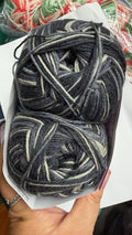 CLEARANCE - sock yarn 2 x 100g CONTAINS WOOL