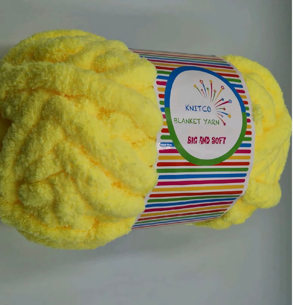 2 × 250g Knitco Big & Soft Blanket Yarn 30m
100% Polyester Knitting - Crochet Yarn