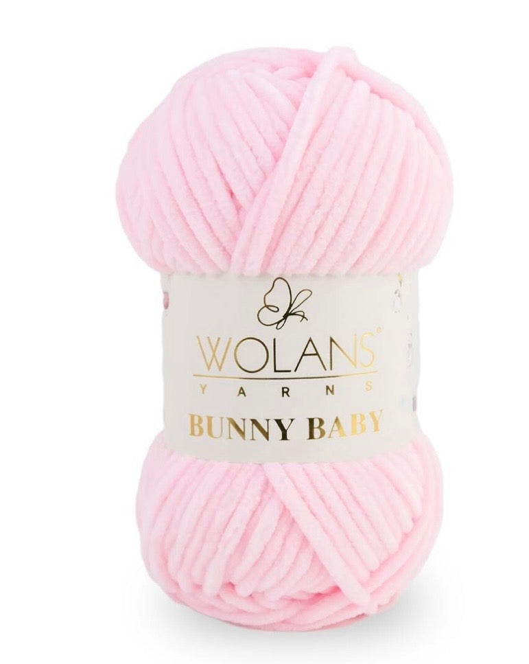 Wolans Bunny Baby 1 x 100g 100% Polyester Chenille yarn - 98 colours available
