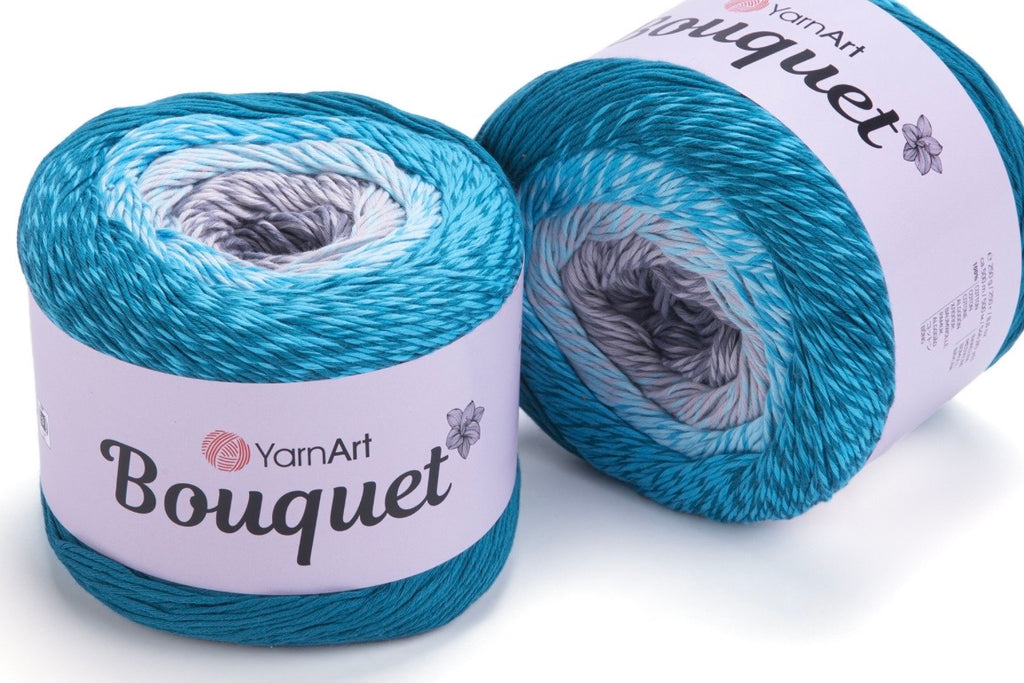YarnArt Bouquet 100% Cotton DK  Cake 2 x 250g Cakes 500m