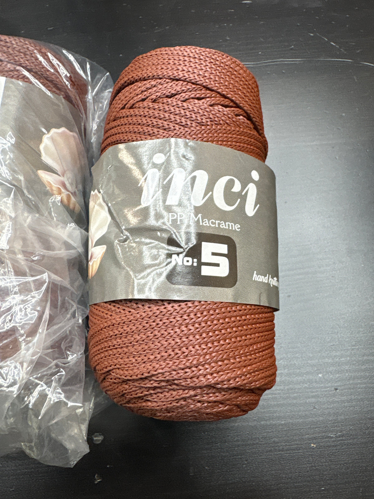 INCI PP Macrame Cord No.5 size - 1 x 200g Rolls