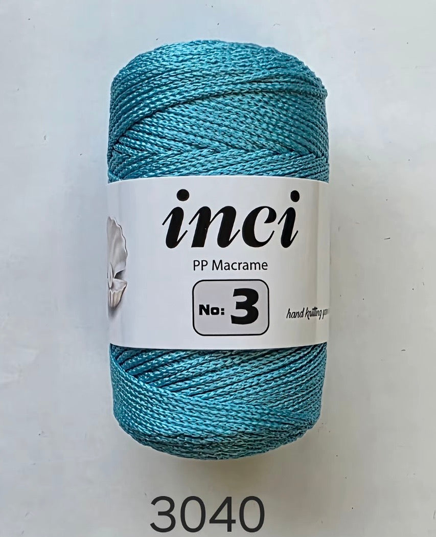 INCI PP Macrame Cord No.3 Size - 1 x 100g Rolls
