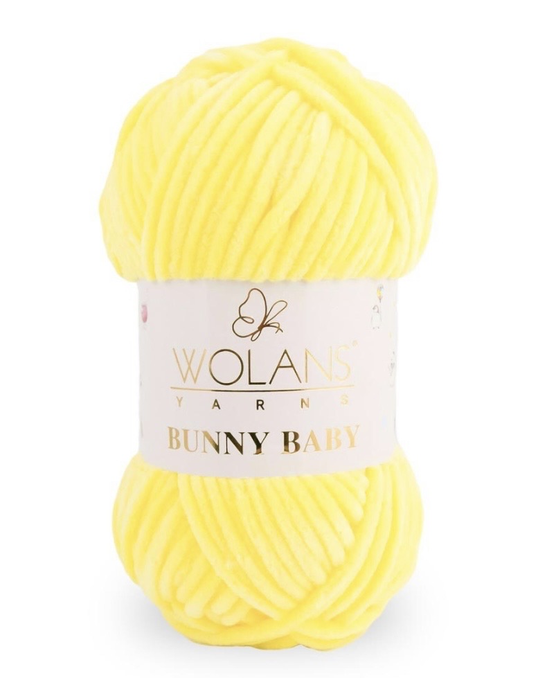 Wolans Bunny Baby 1 x 100g 100% Polyester Chenille yarn - 98 colours available