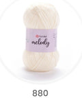 YarnArt Melody-  MELODY, SATIN, METALLIC, SHINY, ARAN 1 x 100G,