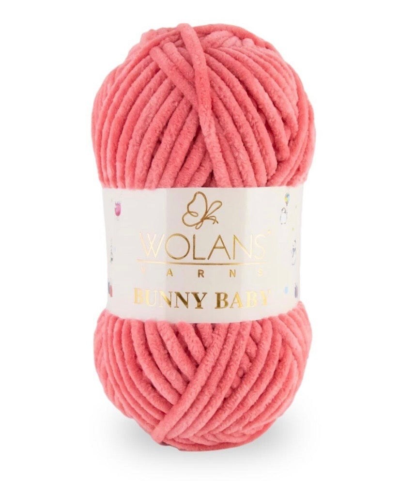 Wolans Bunny Baby 1 x 100g 100% Polyester Chenille yarn - 98 colours available