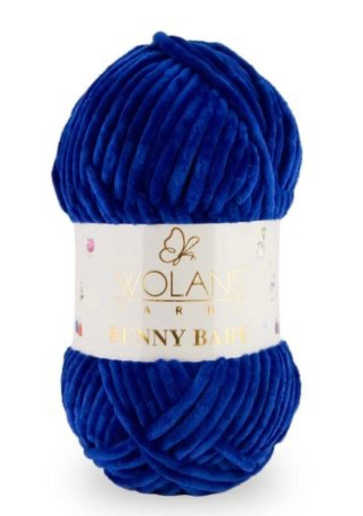 Wolans Bunny Baby 1 x 100g 100% Polyester Chenille yarn - 98 colours available