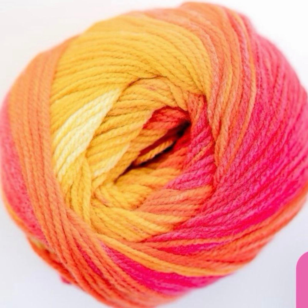 Papatya Batik Vibrant 5 x 100g 360m DK Yarn - 100% Acrylic Soft Lightweight Easy Care for Shawls Sweaters Babywear