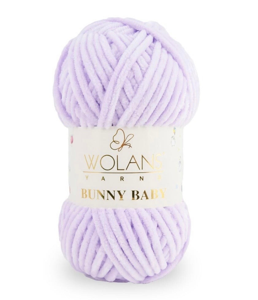 Wolans Bunny Baby 1 x 100g 100% Polyester Chenille yarn - 98 colours available