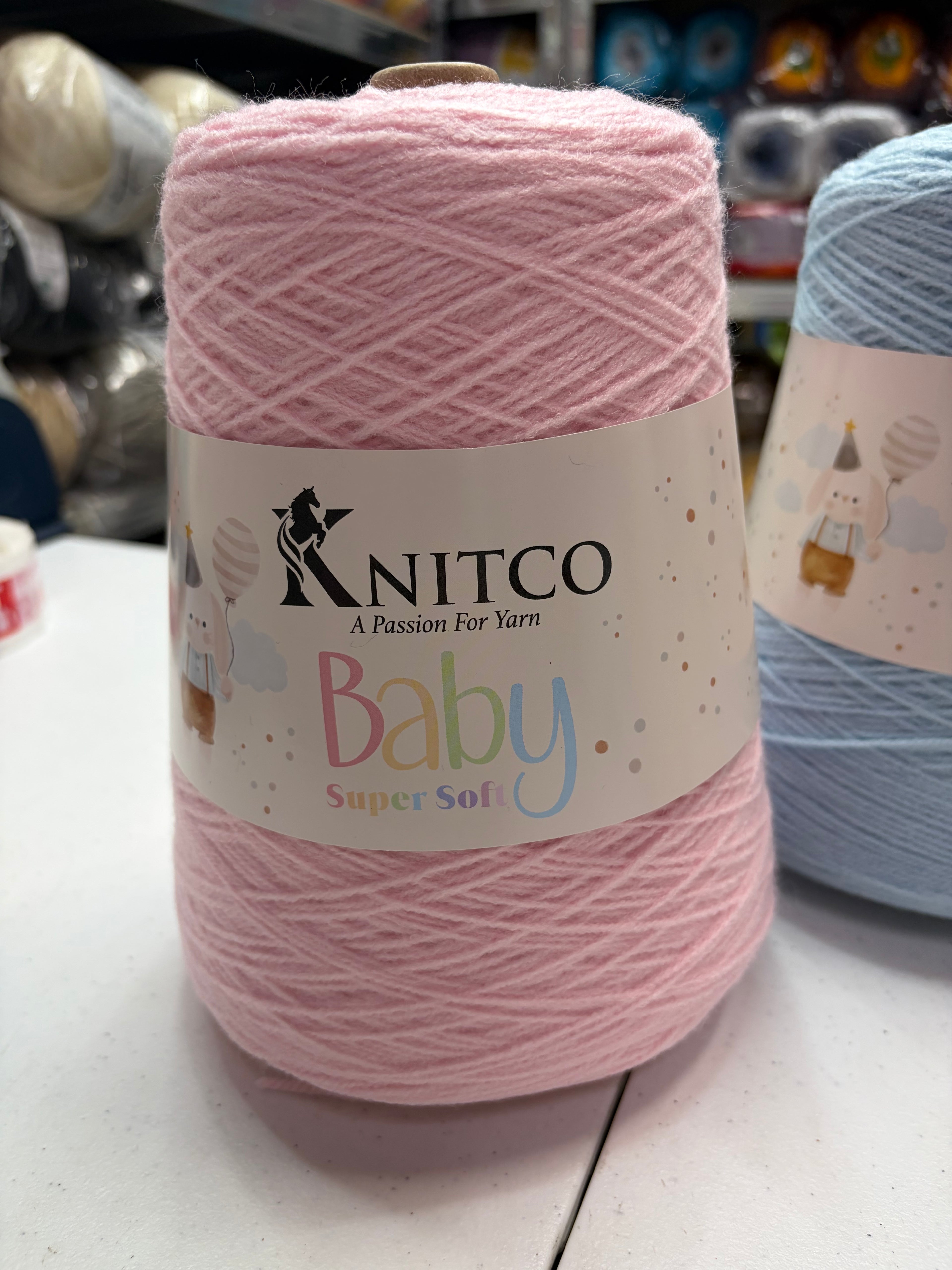 Knitco Baby Super Soft DK Cones 1 x 500g 1500m DK crochet knitting yarn