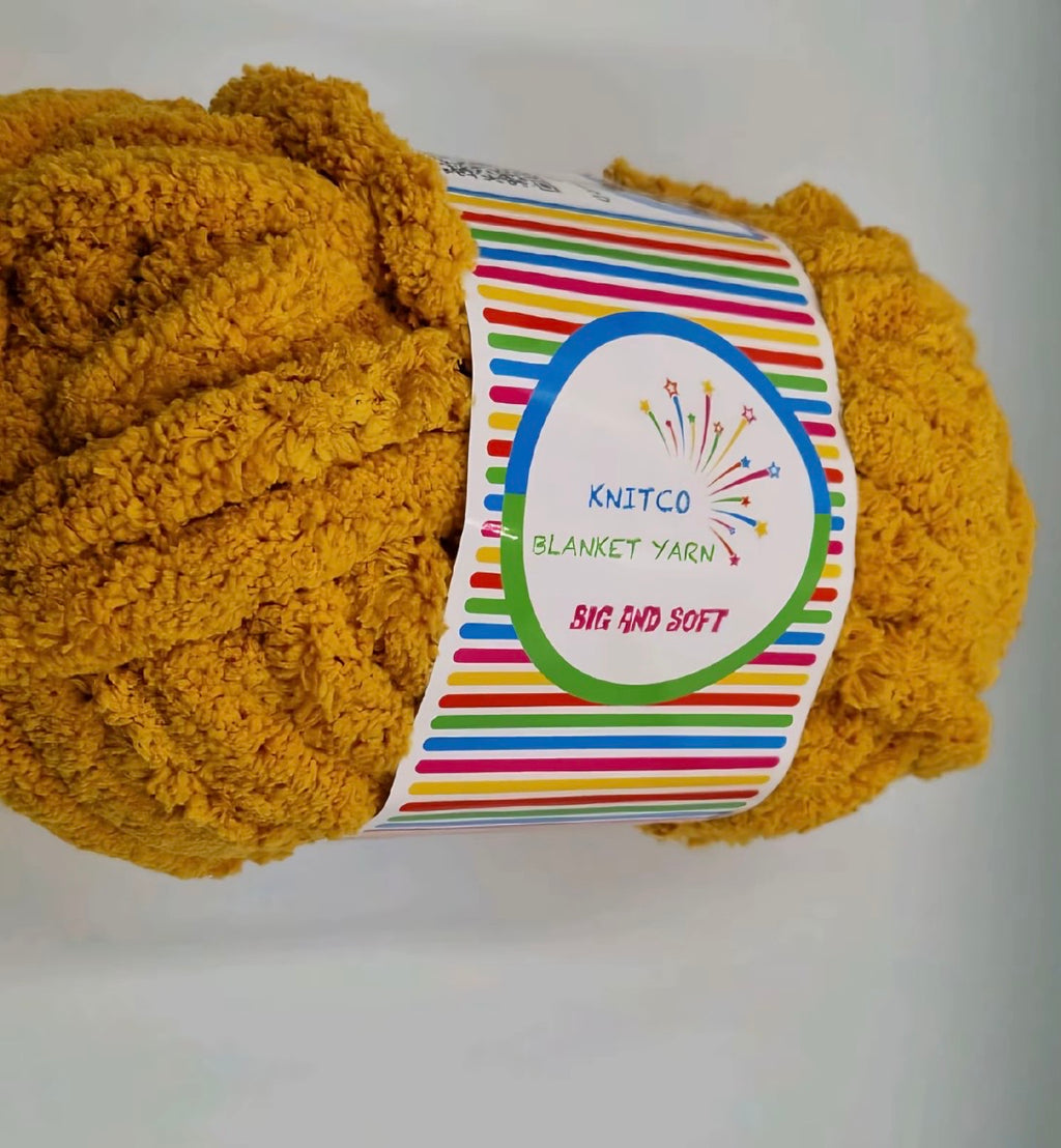 2 × 250g Knitco Big & Soft Blanket Yarn 30m
100% Polyester Knitting - Crochet Yarn