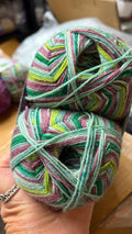 CLEARANCE - Sock Yarn 2 x 100g - Contains Wool