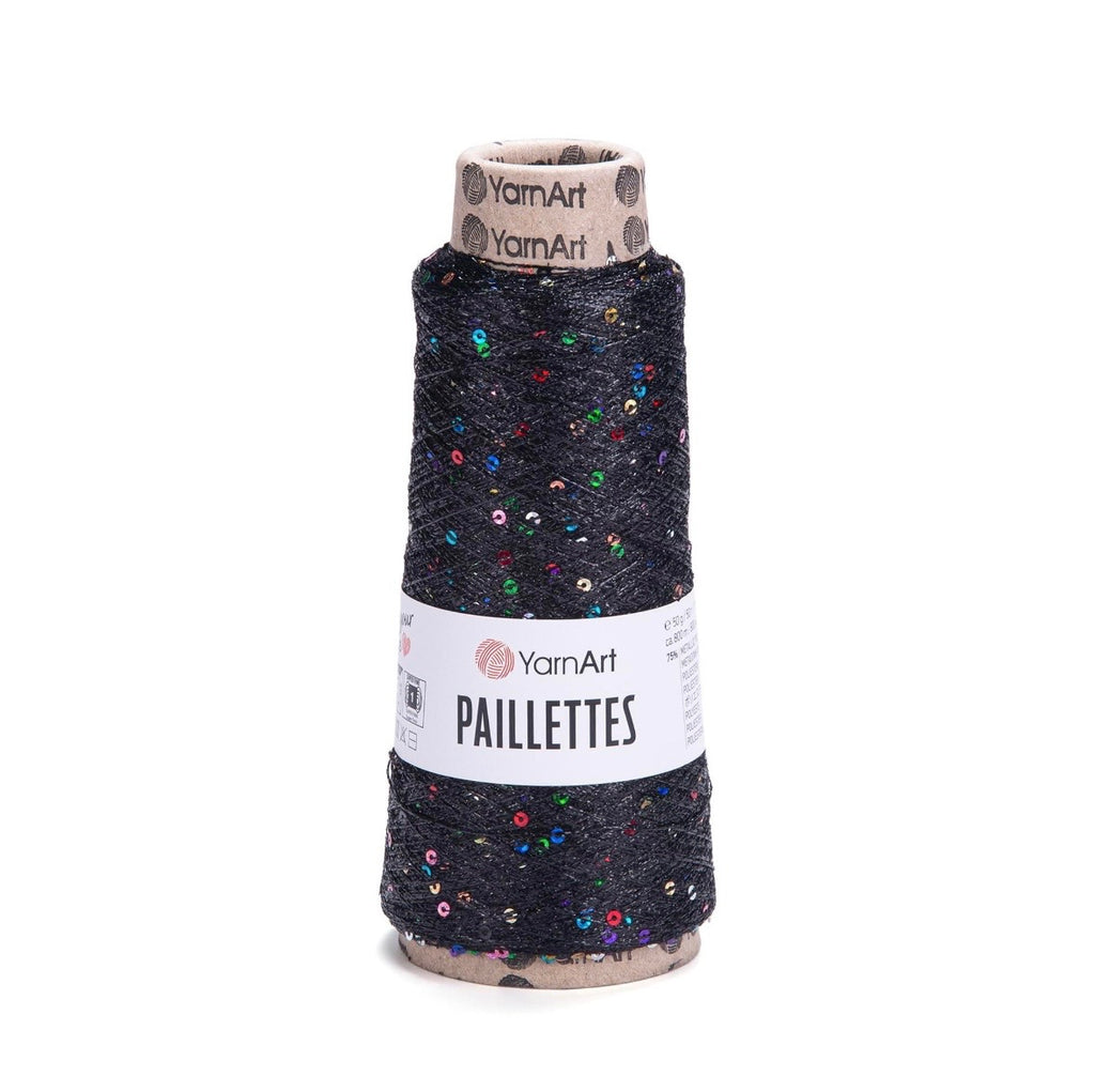 YARNART PAILLETTES, SEQUIN GLITTER THREAD - 1 x 50g