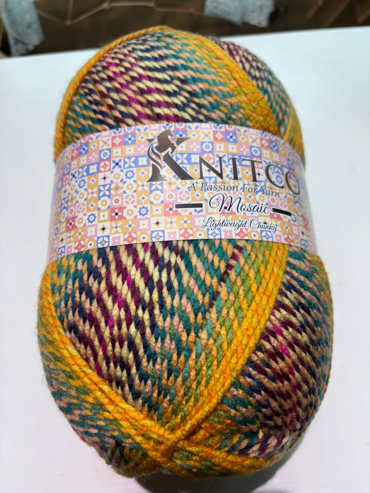 Knitco Mosiac Lightweight Chunky Yarn 300g 100% Acrylic - Soft & Versatile for Knitting Projects Available in 11 stunning colours