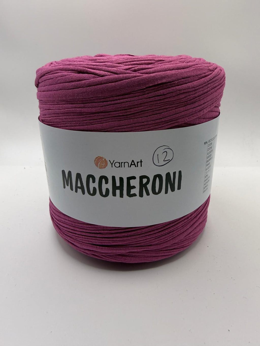 YarnArt Maccheroni Recycled T-SHIRT YARN -
Approx. 500g - 700g ball (Please read description)