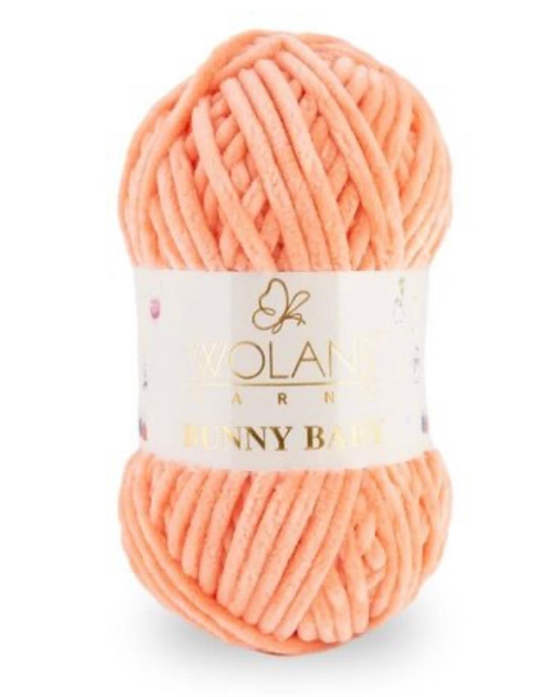 Wolans Bunny Baby 1 x 100g 100% Polyester Chenille yarn - 98 colours available