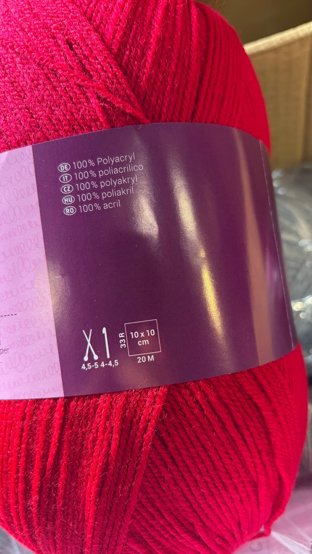 CLEARANCE - True Style 1 x 400g Red DK