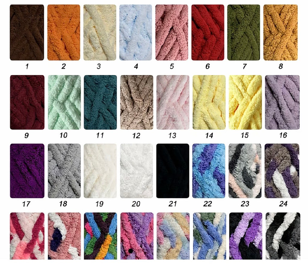 2 × 250g Knitco Big & Soft Blanket Yarn 30m
100% Polyester Knitting - Crochet Yarn
