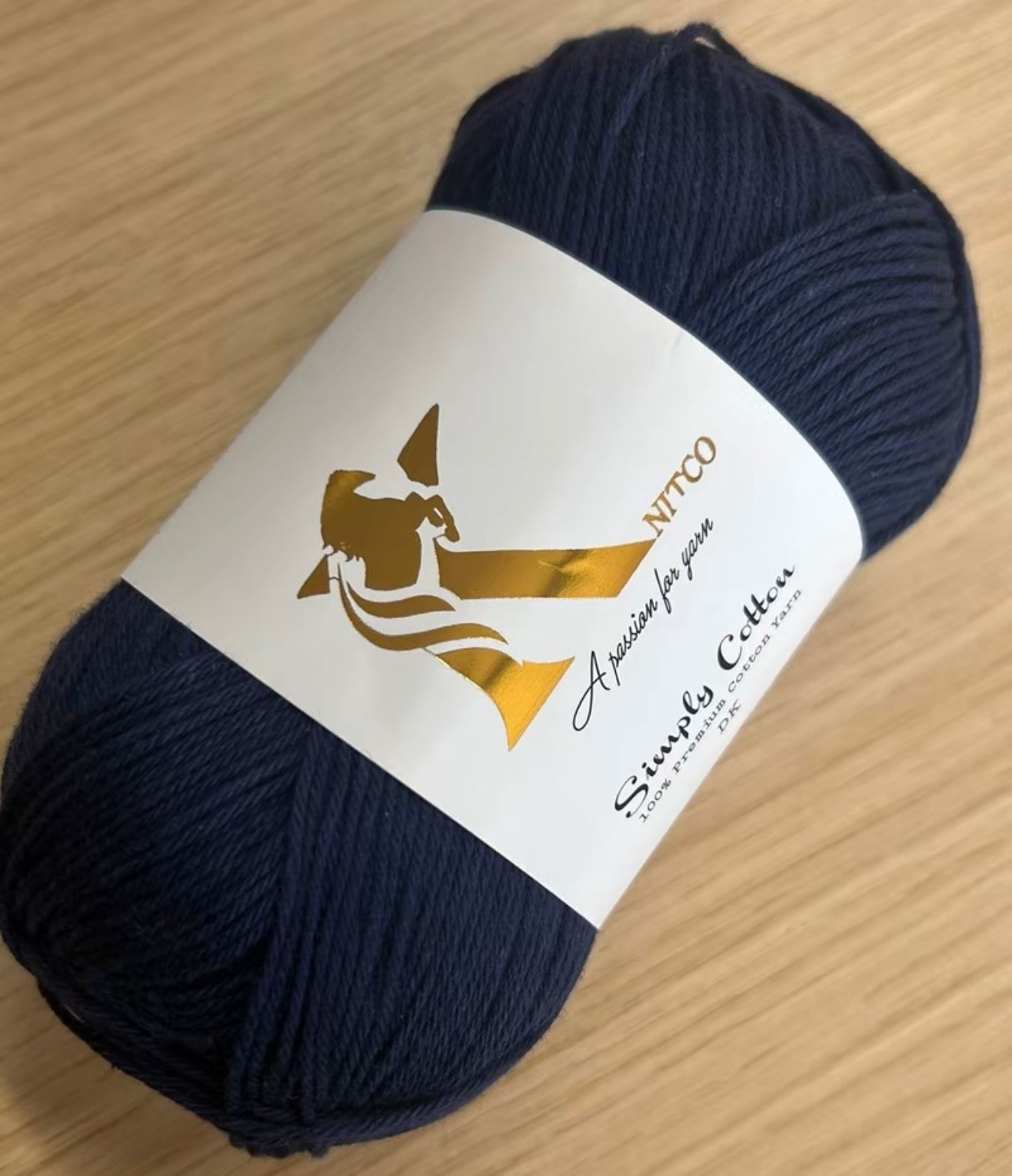 Knitco Premium Simply Cotton 1 x 100g 250m per Skein