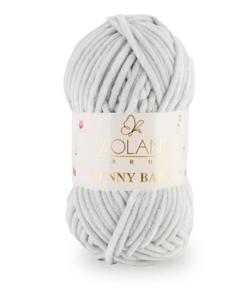 Wolans Bunny Baby 1 x 100g 100% Polyester Chenille yarn - 98 colours available