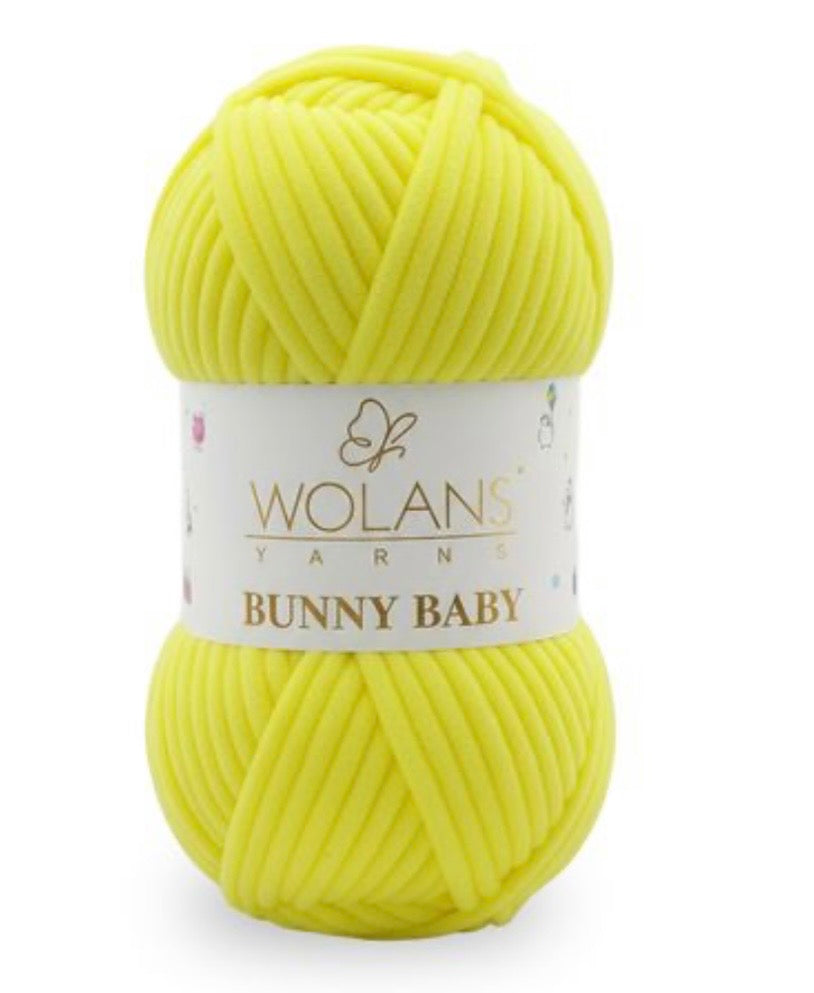 Wolans Bunny Baby 1 x 100g 100% Polyester Chenille yarn - 98 colours available
