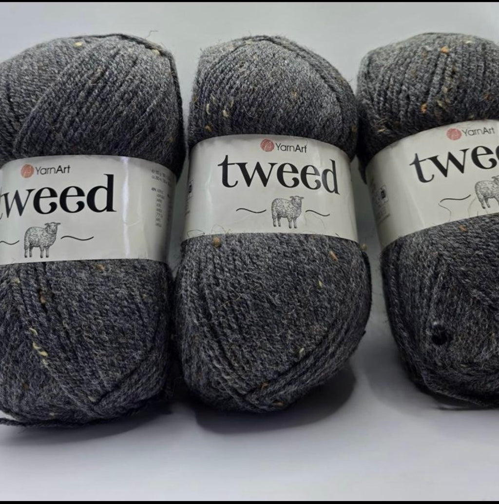 YarnArt Tweed 5 x 100g DK crochet / knitting yarn - 12 stunning shades to choose from. Prefect for any prefect