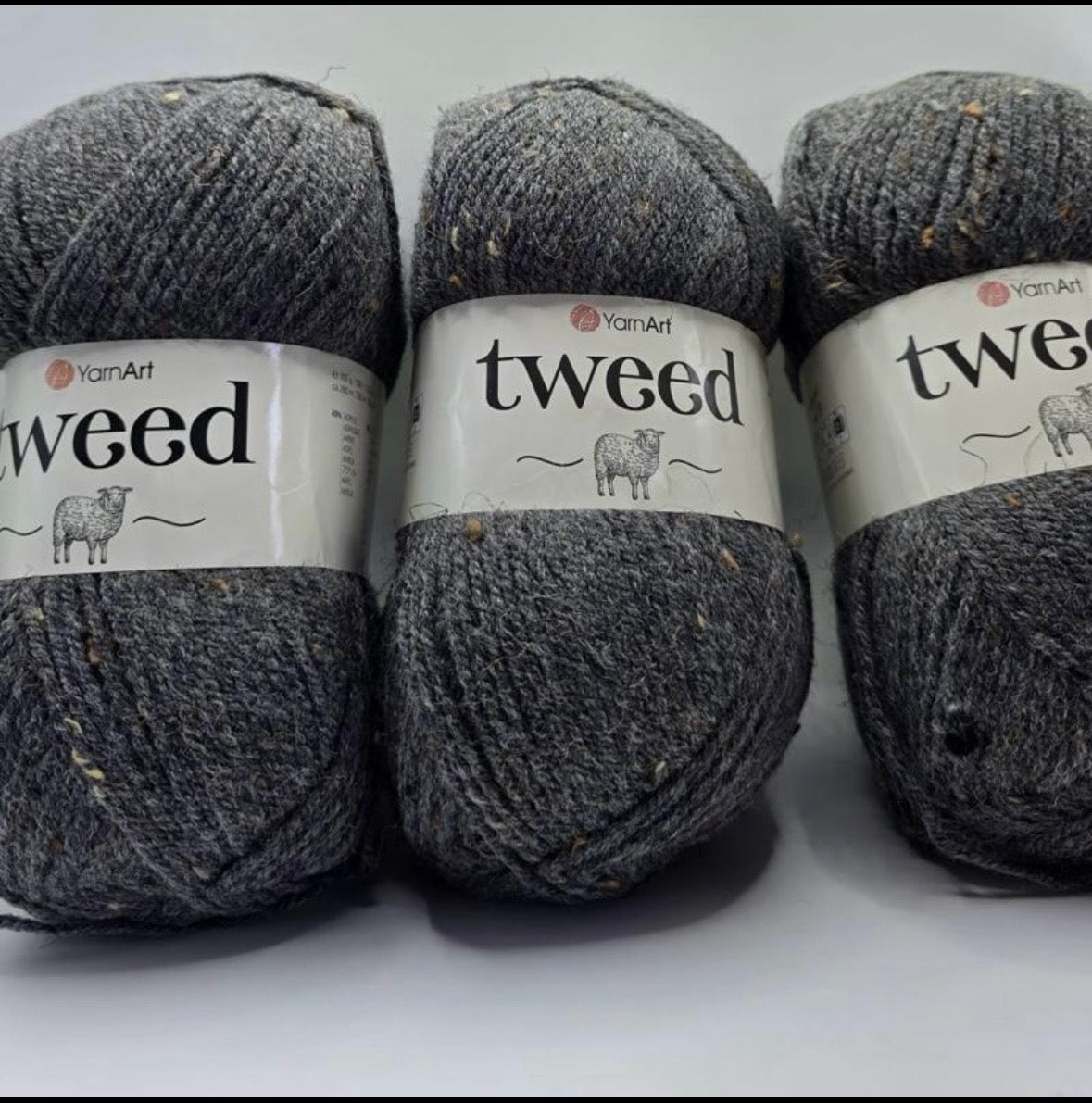 YarnArt Tweed 5 x 100g DK crochet / knitting yarn - 12 stunning shades to choose from. Prefect for any prefect