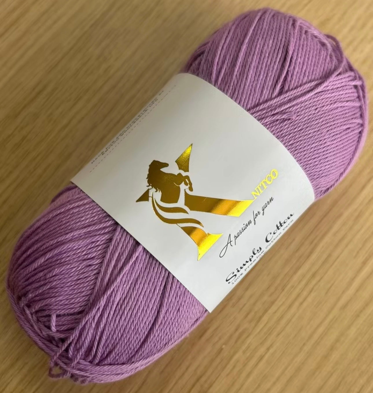 Knitco Premium Simply Cotton 1 x 100g 250m per Skein