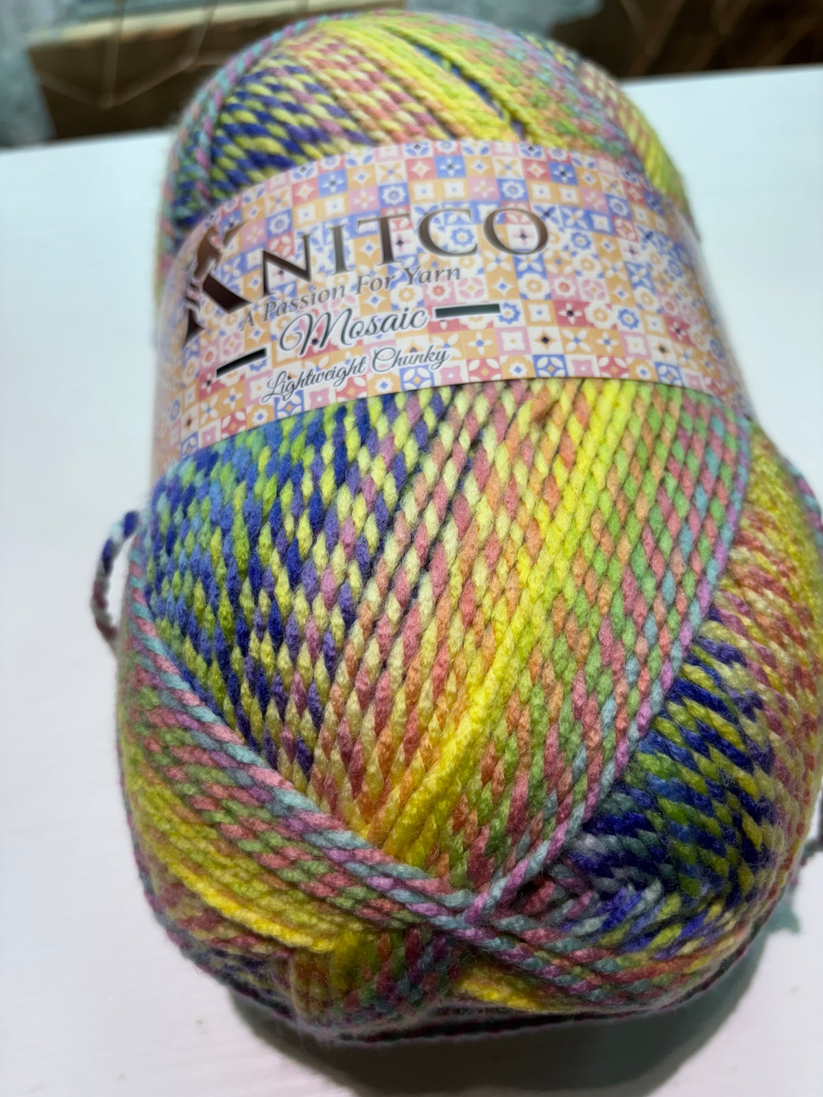 Knitco Mosiac Lightweight Chunky Yarn 300g 100% Acrylic - Soft & Versatile for Knitting Projects Available in 11 stunning colours