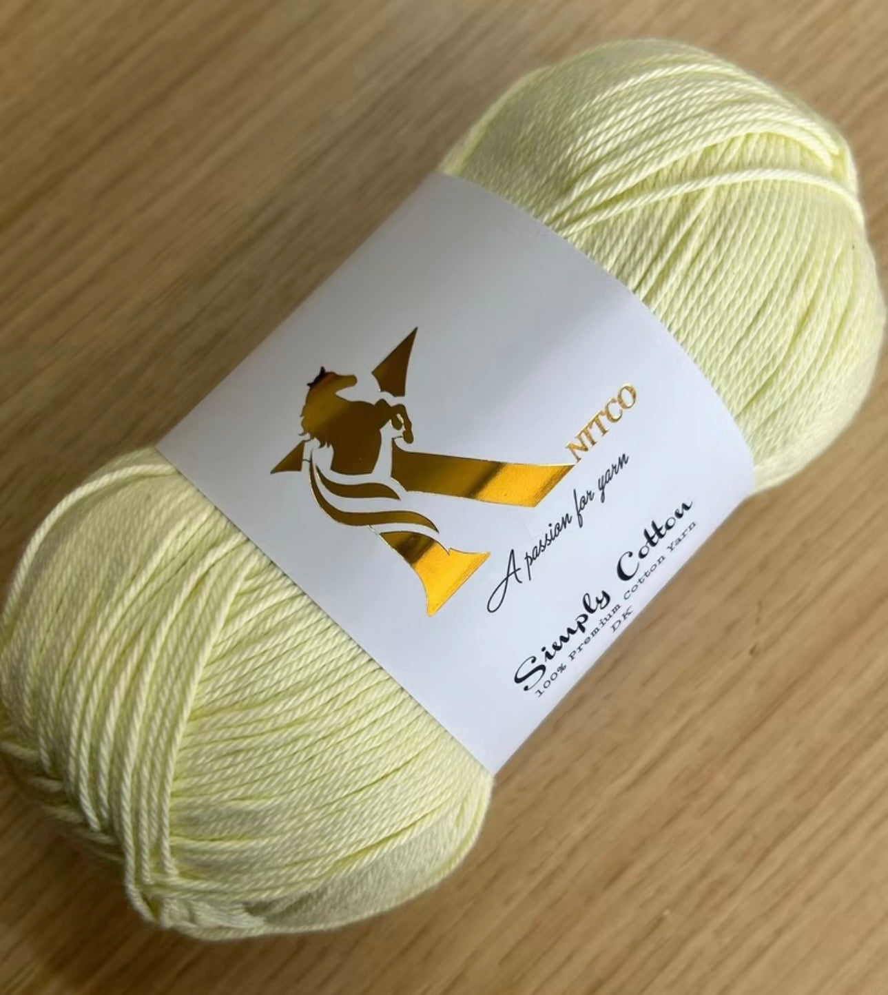 Knitco Premium Simply Cotton 1 x 100g 250m per Skein