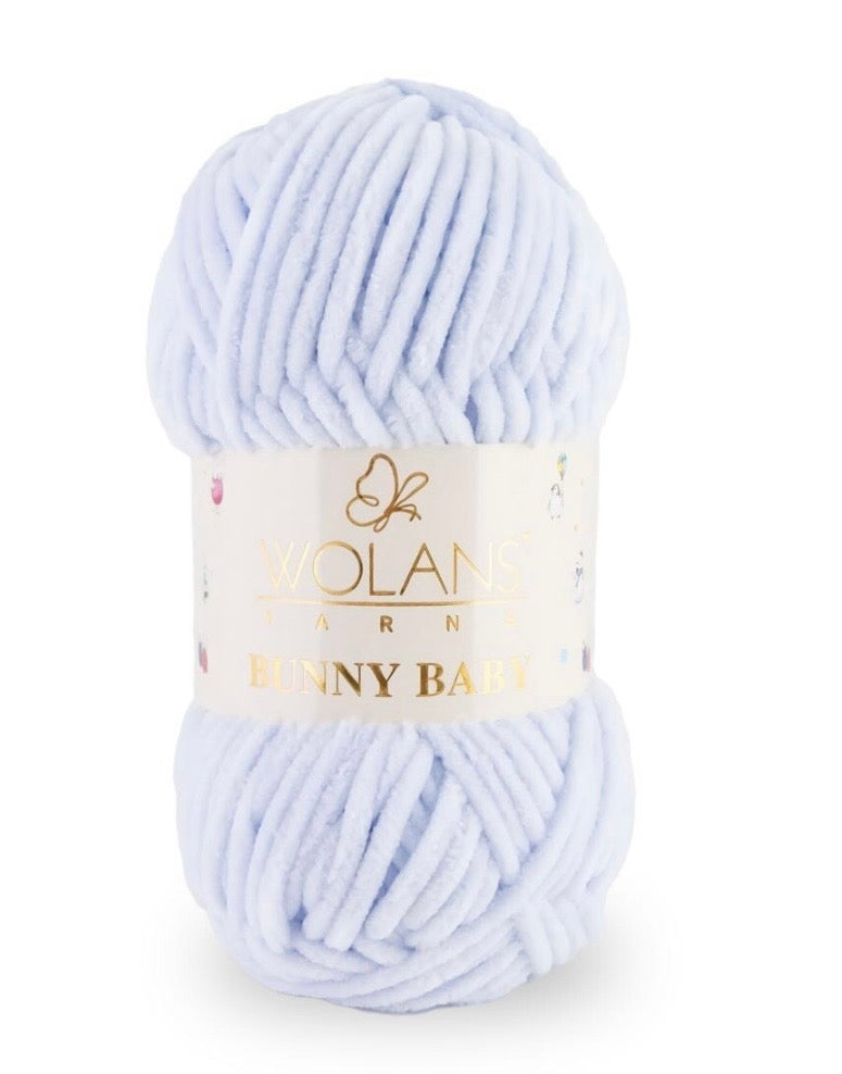 Wolans Bunny Baby 1 x 100g 100% Polyester Chenille yarn - 98 colours available