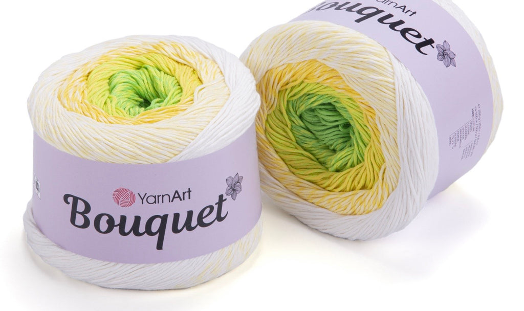 YarnArt Bouquet 100% Cotton DK  Cake 2 x 250g Cakes 500m