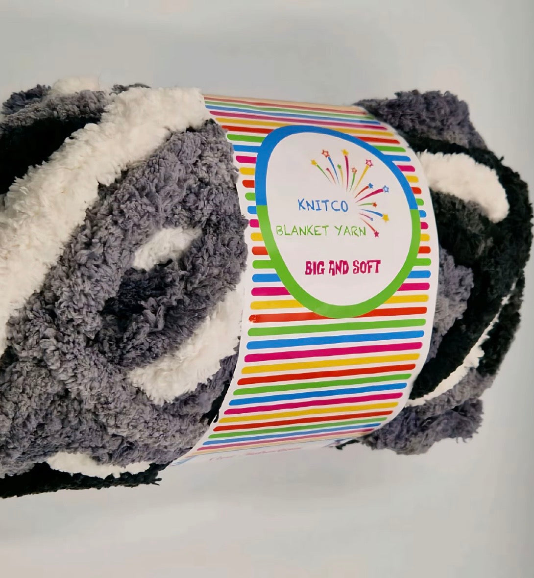 2 × 250g Knitco Big & Soft Blanket Yarn 30m
100% Polyester Knitting - Crochet Yarn