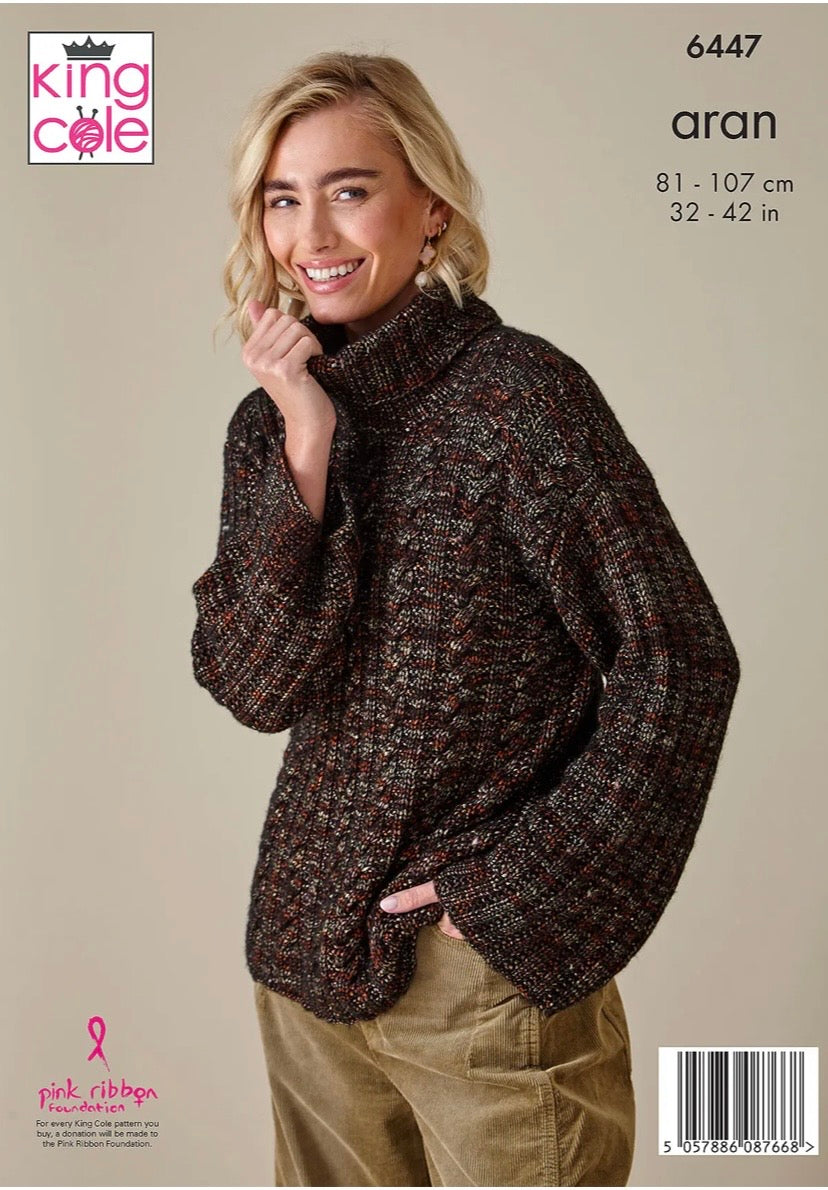 King Cole Knitting Pattern 6447