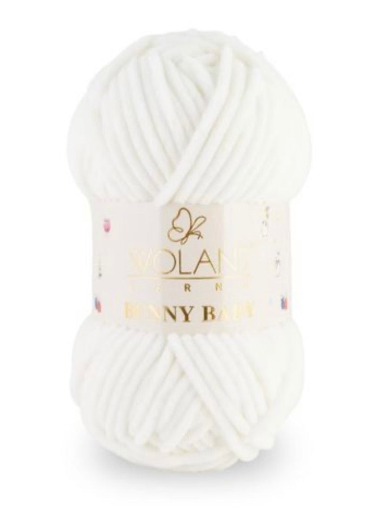 Wolans Bunny Baby 1 x 100g 100% Polyester Chenille yarn - 98 colours available