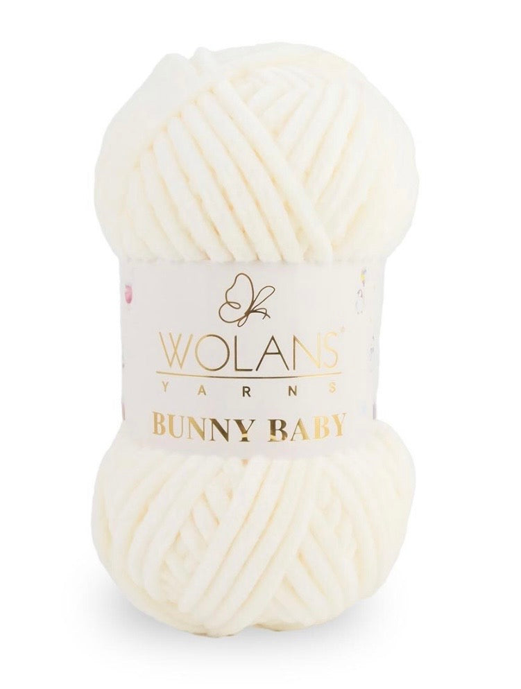 Wolans Bunny Baby 1 x 100g 100% Polyester Chenille yarn - 98 colours available