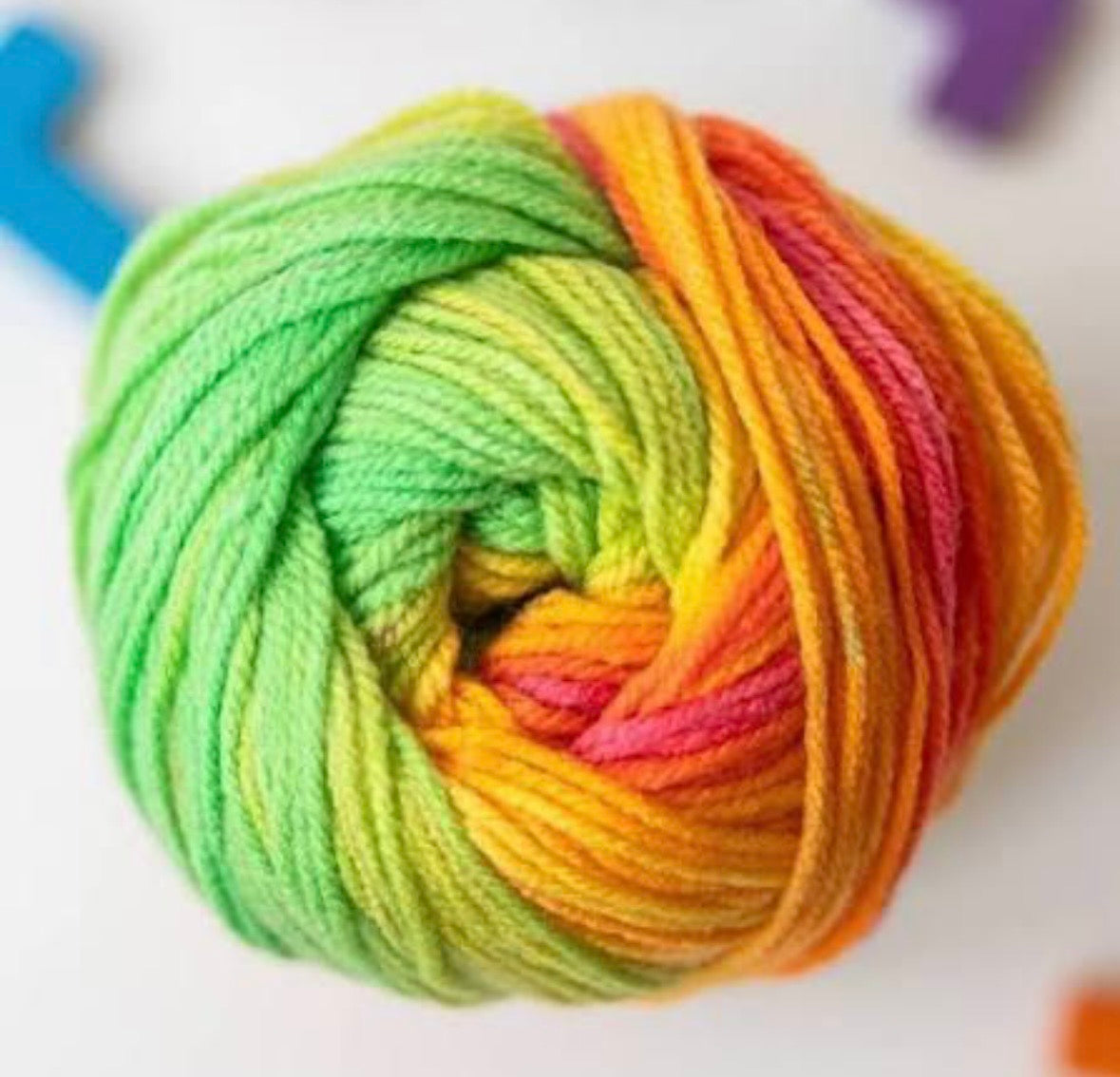 Papatya Batik Vibrant 5 x 100g 360m DK Yarn - 100% Acrylic Soft Lightweight Easy Care for Shawls Sweaters Babywear