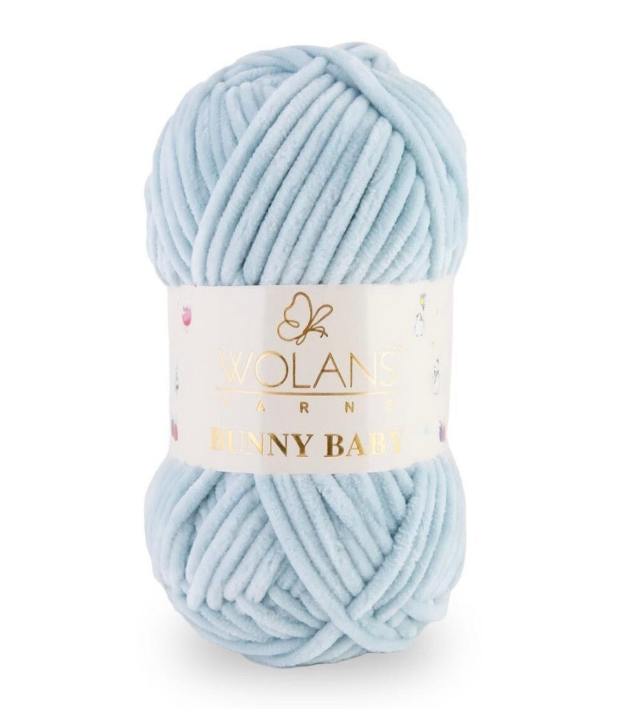 Wolans Bunny Baby 1 x 100g 100% Polyester Chenille yarn - 98 colours available