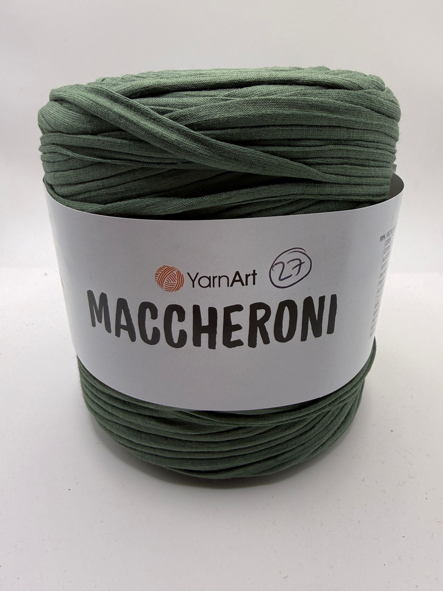 YarnArt Maccheroni Recycled T-SHIRT YARN -
Approx. 500g - 700g ball (Please read description)