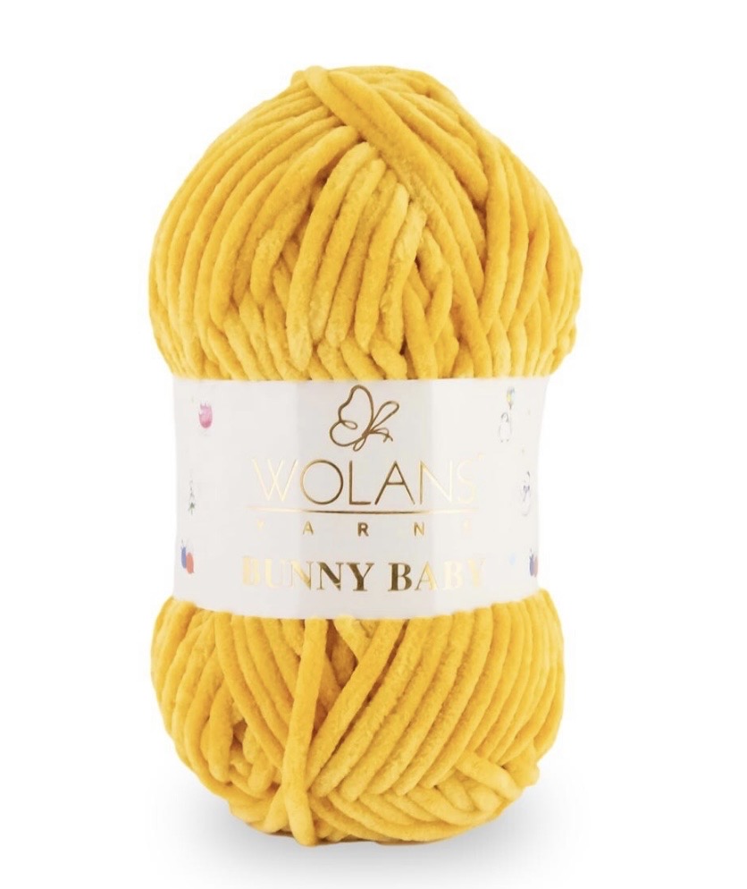 Wolans Bunny Baby 1 x 100g 100% Polyester Chenille yarn - 98 colours available